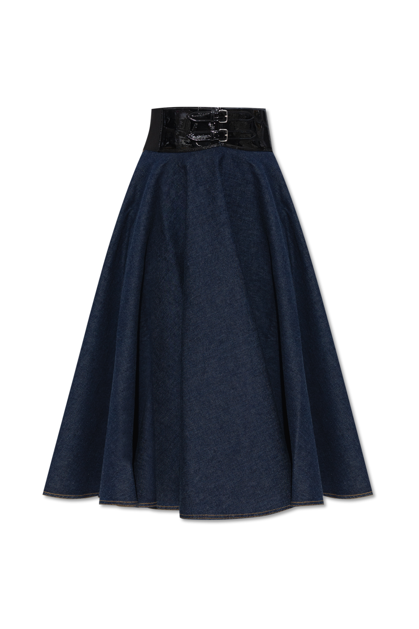 Alaïa Belted denim skirt Women's Clothing Vitkac